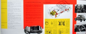 Citroen 2 CV Modelprogram 1958 Carbrochure (7340)
